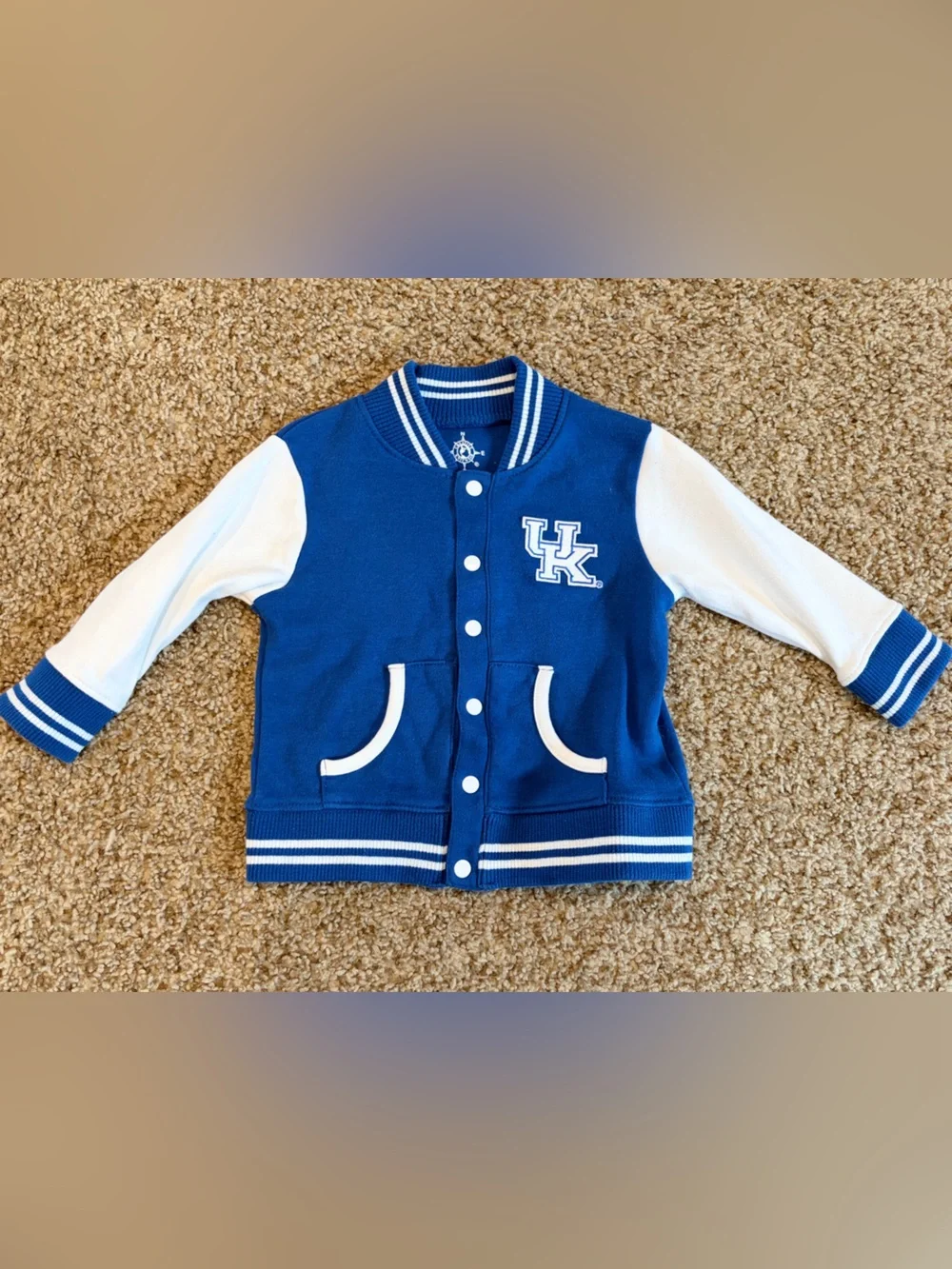 University of Kentucky varsity jacket size 12m baby